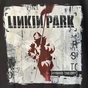 Tultex Black Graphic Tee - Linkin Park Design